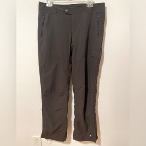 Columbia Fleece-Lined Cold Weather Hiking Pants Women’s 12 Dark Chocolate Brown